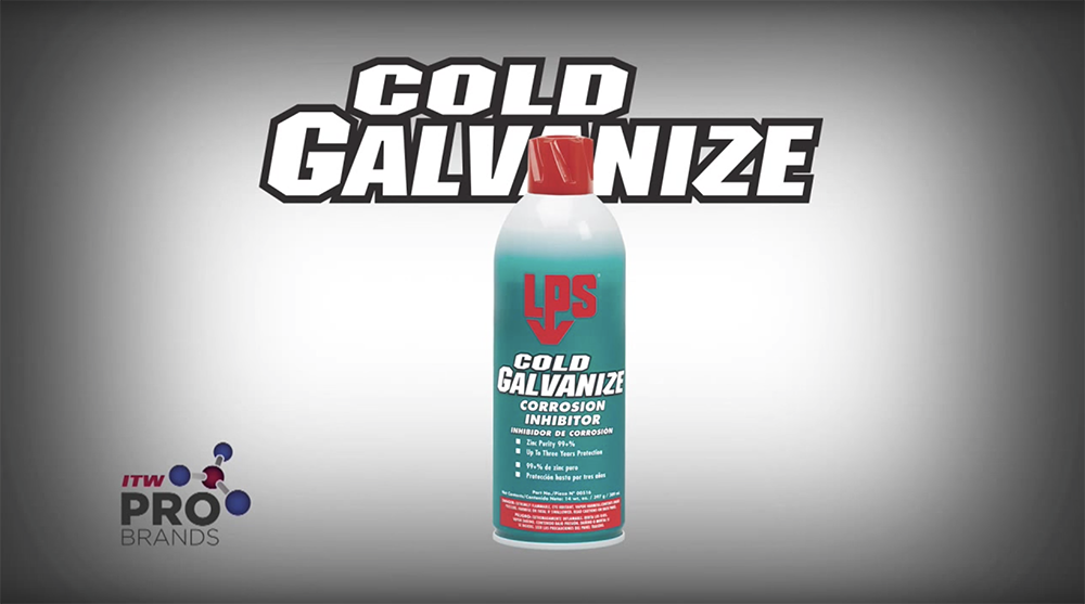 LPS COLD GALVANIZE Preventing corrosion and rust on all metal
