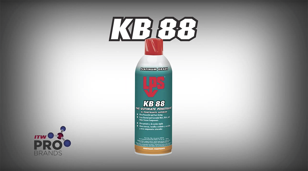 LPS KB 88: The best penetrant to loosen rusted and seized bolts